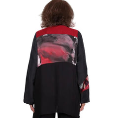 Tatiana Palnitska Tunic/Jacket, Keep On Shifting, Red/Black/White, M/L