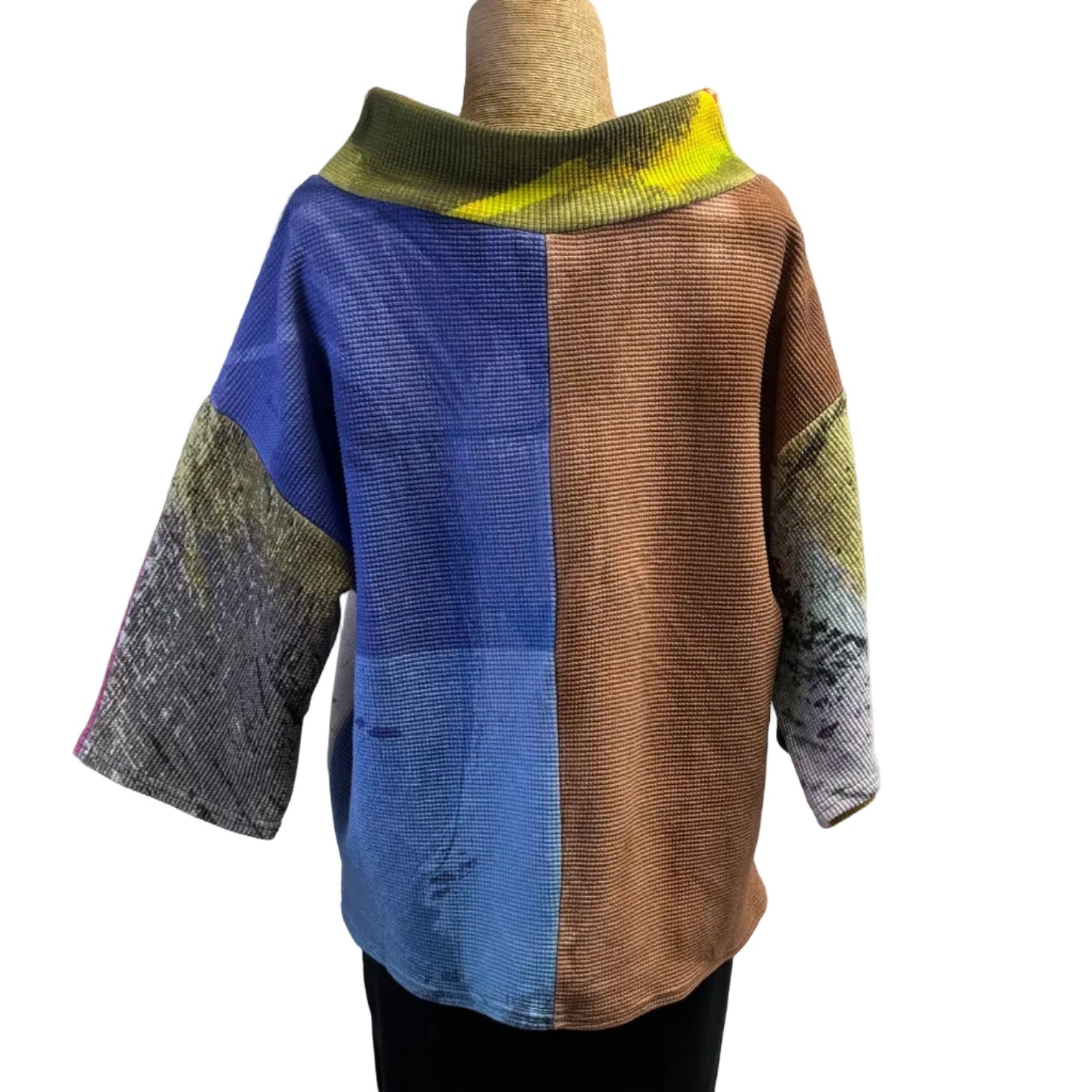 Andrea Geer Top, Funnel Neck, #1 S/M