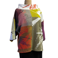 Andrea Geer Top, Funnel Neck, #1 S/M