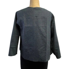 Yaza Jacket, Reversible Patchwork, Mustard/Teal, XS
