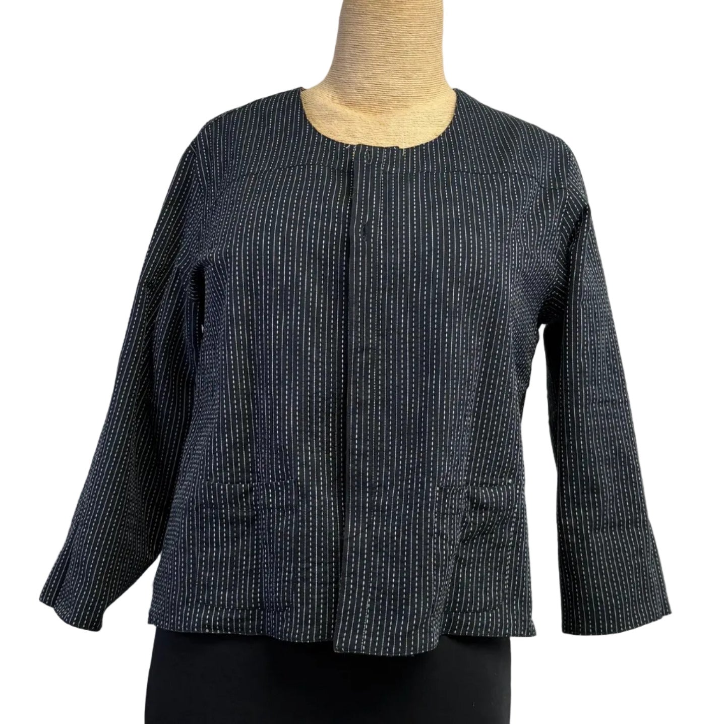 Yaza Jacket, Reversible Patchwork, Mustard/Teal, XS