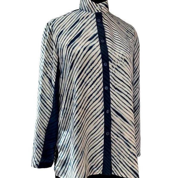 Doshi Shirt, SweetArt, Indigo/White, S