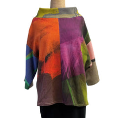 Andrea Geer Top, Funnel Neck, #4 S/M