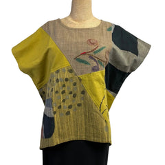 Yaza Topper, Anu, Saffron/Multi-Color XL