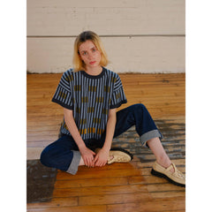 The Endery Tee, Bauhaus, Lazurite, Slate/Green/Marigold/Black