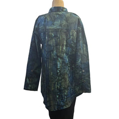 Adverb Shirt, Anywhere, Elements, Blue/Aqua/Brown/Olive XS, S & M