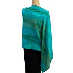 Kay Chapman Poncho, Splatter, Seafoam, OS
