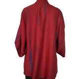 Doshi Jacket, Crossroads, Silk Twill, Carmine, M