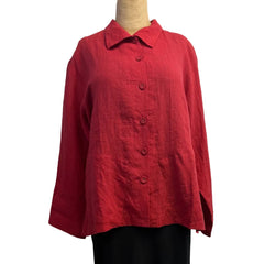 M Square Shirt, Ellen, Scarlet S/M, M/L & L/XL