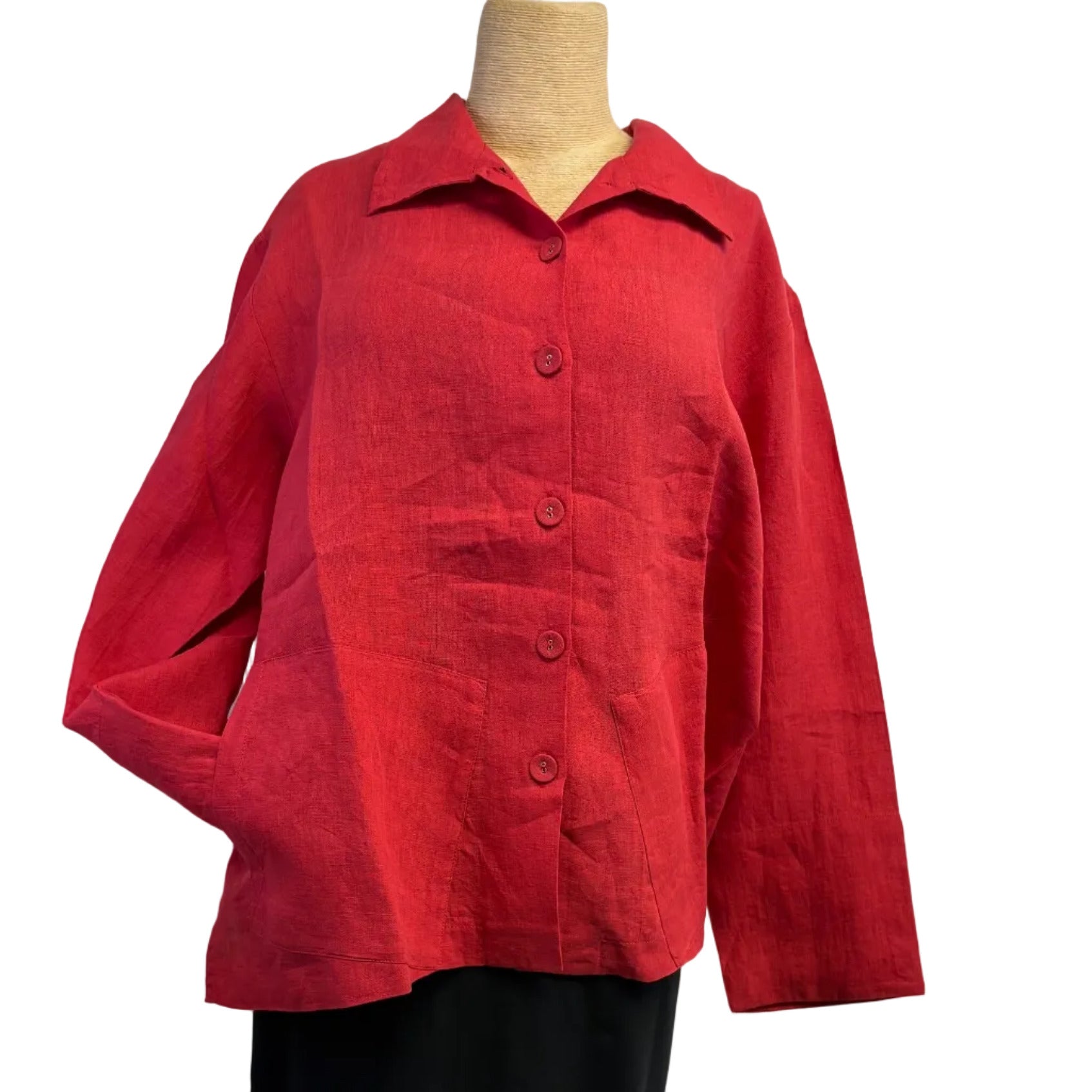 M Square Shirt, Ellen, Scarlet S/M, M/L & L/XL