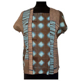 Doshi Top, Rhythm, Moonstone, Brown/Blue, M