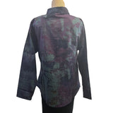 Adverb Shirt, Short Enough, Block Smoke, Purple/Rust/Slate XS, S & M
