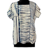 Doshi Top, Rhythm, Indigo, Indigo/White, S/M