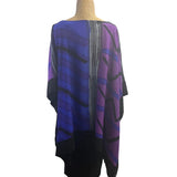 Kay Chapman Tunic, Elia, Why Not, Purple/Blue/Black, OS