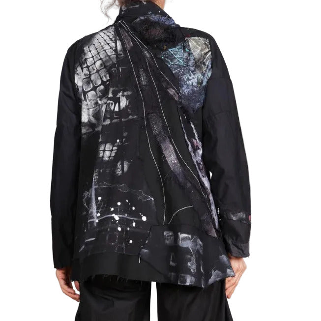 Tatiana Palnitska Jacket, Midnight Sun Monochrome
