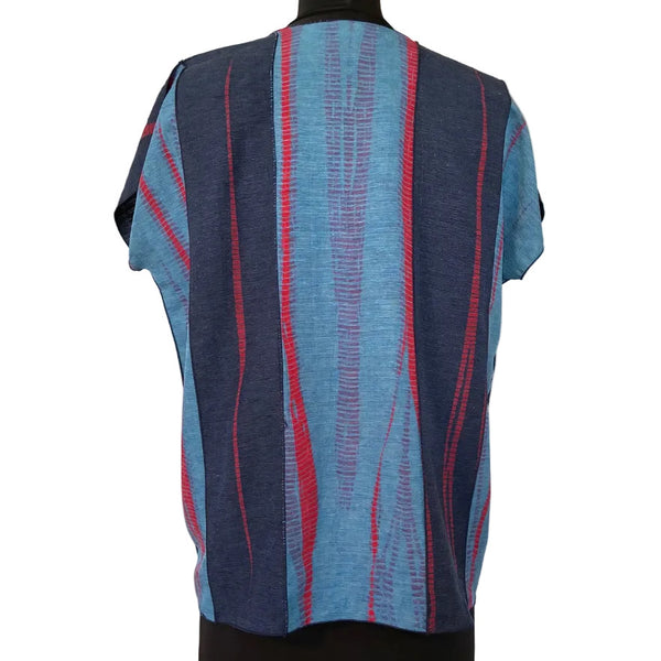 Doshi Top, Rhythm, Bluetiful, Blue/Red, M/L