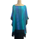 Kay Chapman Tunic, Splatter, Turquoise/Lavender, OS