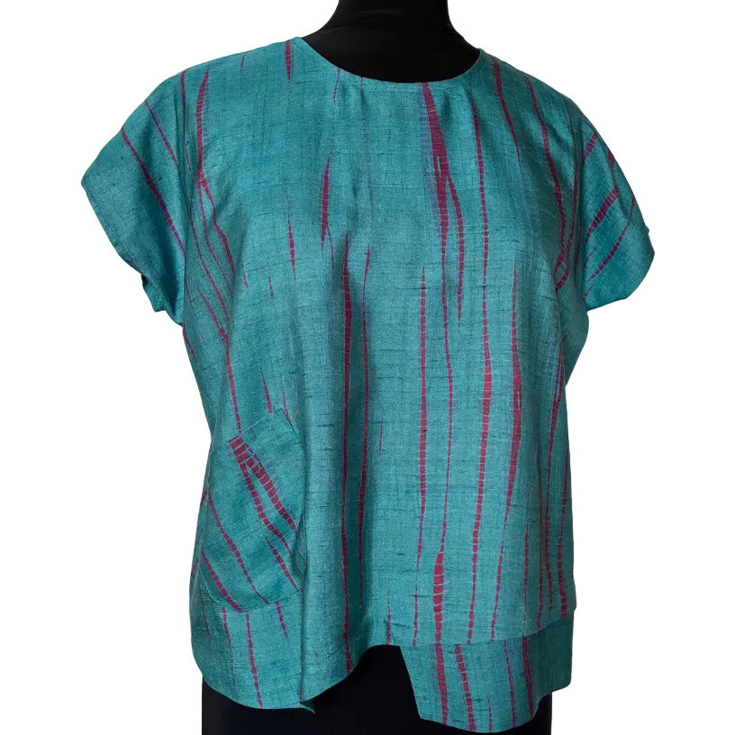 Doshi Top, Blossom, Horizon, Blue/Purple, M