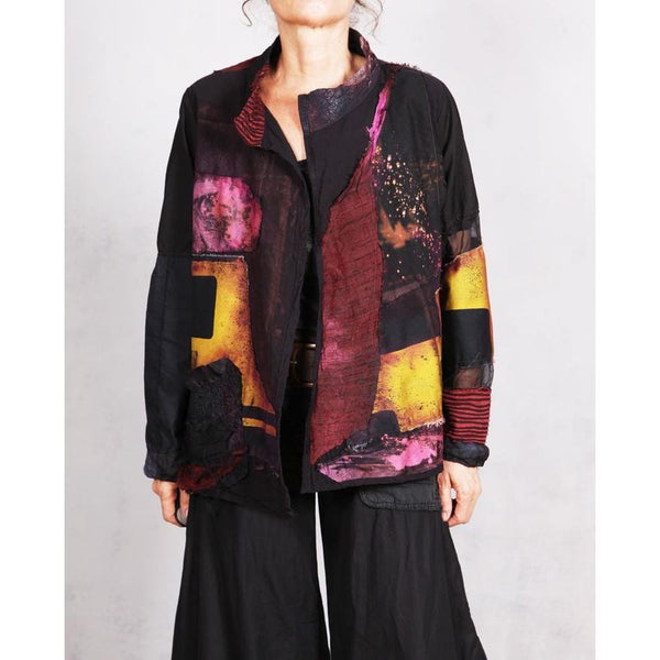 Tatiana Palnitska Jacket, Fireworks By The Fire L/XL
