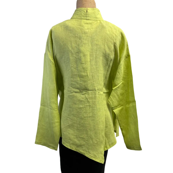 M Square Shirt, Iris, Lime S & M