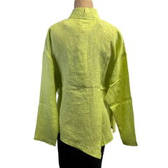 M Square Shirt, Iris, Lime S & M