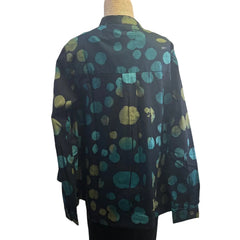 Adverb Shirt, After, Dots Fun, Turquoise/Olive/Black S, M & XL