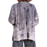 Tatiana Palnitska Top, One,Two, Five, Gray/White/Black L/XL