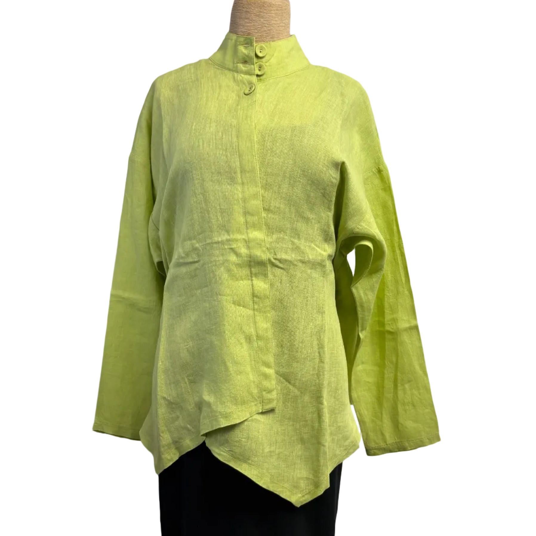 M Square Shirt, Iris, Lime S & M