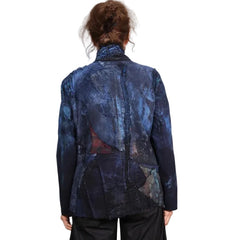 Tatiana Palnitska Jacket, In A Textured Indigo Mood, XS/S