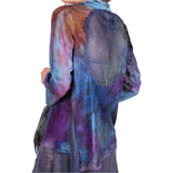 Tatiana Palnitska Blouse, Like Air Itself, Blue/Purple/Rust M