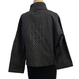 Yaza Jacket, Pouch Pocket, Black/Cream S/M & M/L