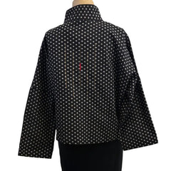 Yaza Jacket, Pouch Pocket, Black/Cream S/M & M/L