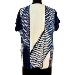 Doshi Top, Rhythm, Indigo, Indigo/White, M