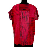 Doshi Top, Rhythm, Indigo, Red, M