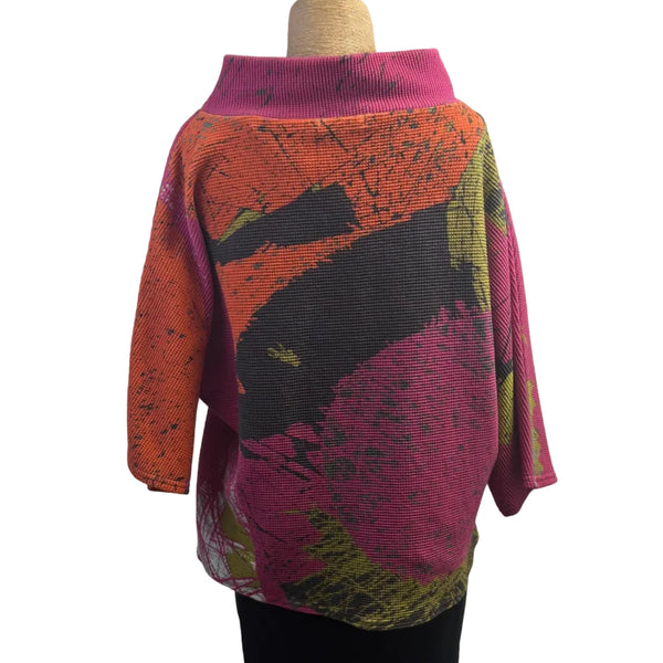 Andrea Geer Top, Funnel Neck,S/M