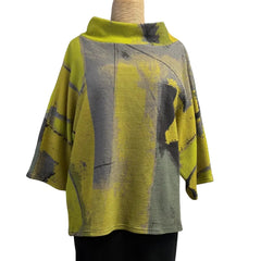 Andrea Geer Top, Funnel Neck, M/L