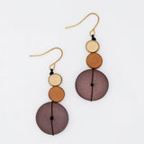 Sylca Designs Drop Earrings, Cerelia Splendor, Rust