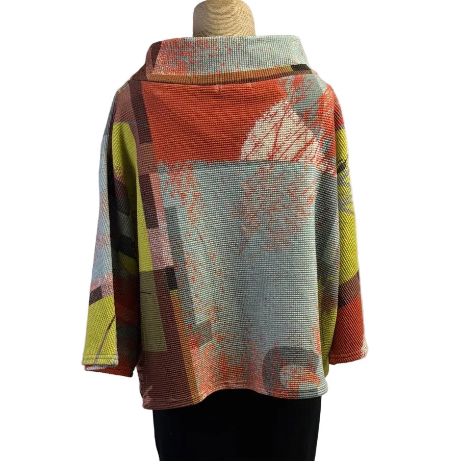 Andrea Geer Top, Funnel Neck, #11, S/M