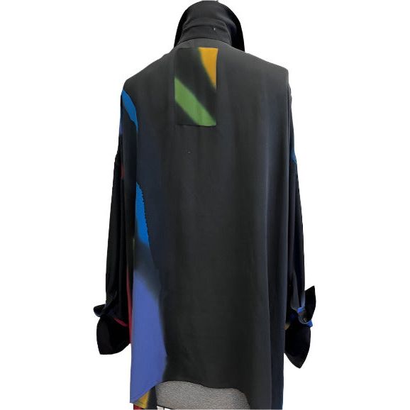 Catherine Bacon Shirt, Isoka, Painted, Northern Lights, OS