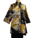 Adverb Shirt, Therefore, Straw, Brown/Gold/Black/White, M & L