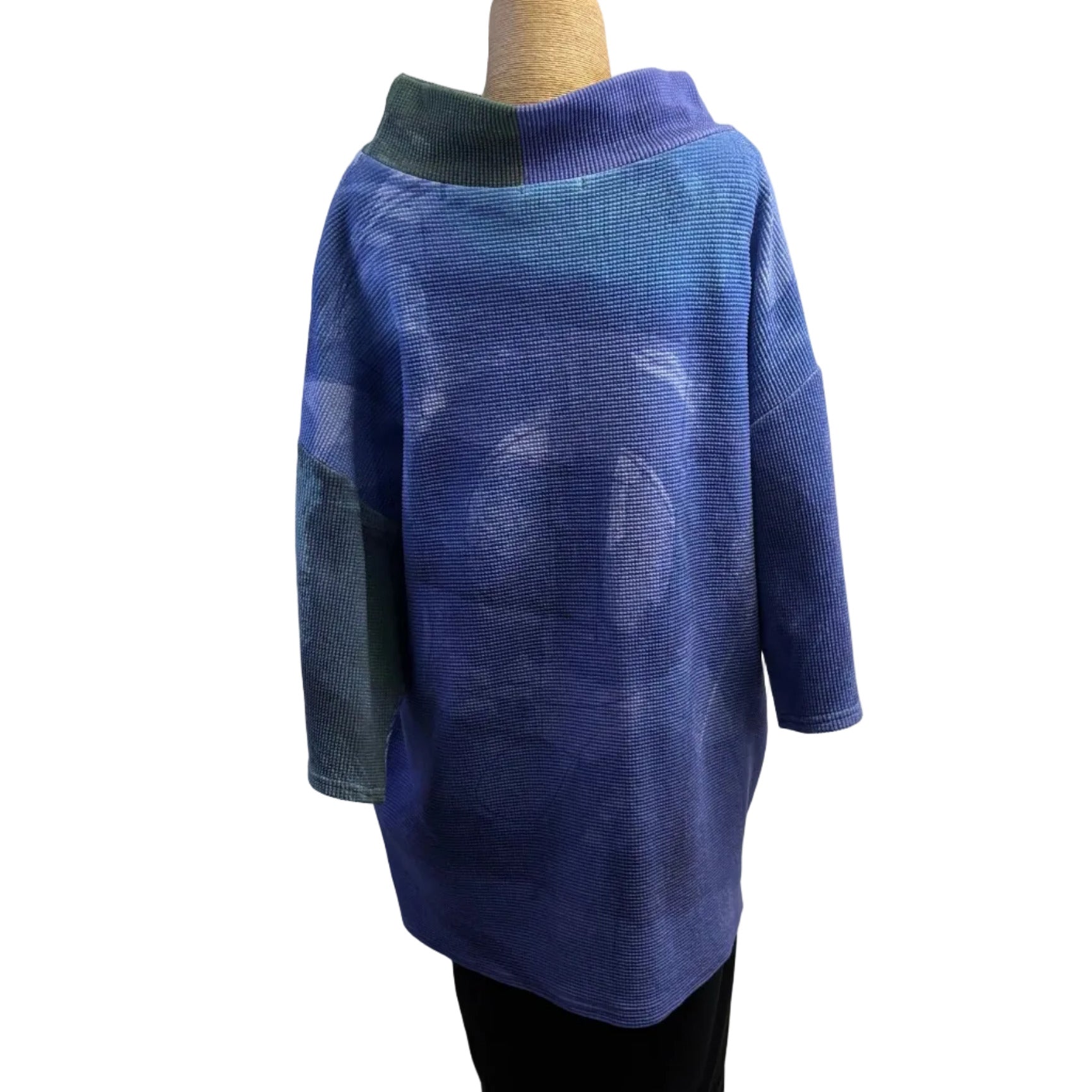 Andrea Geer Top, Funnel Neck,  L/XL