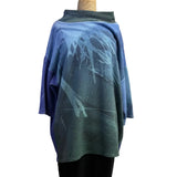 Andrea Geer Top, Funnel Neck,  L/XL
