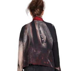 Tatiana Palnitska Jacket, Cropped, GraphIcally Modern S