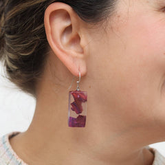 Sylca Designs Earrings, Vega, Purple