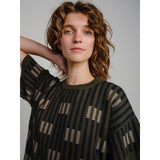 The Endery Tee, Bauhaus, Cinder, Green/Tan/Periwinkle/Black