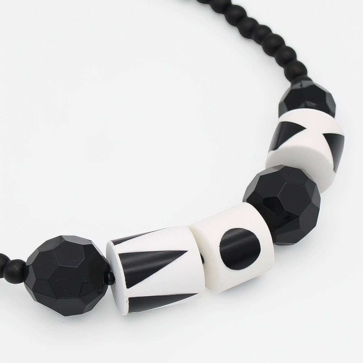 Sylca Designs Necklace, Nova Heritage, Black/White