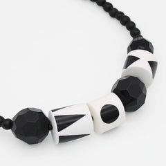 Sylca Designs Necklace, Nova Heritage, Black/White