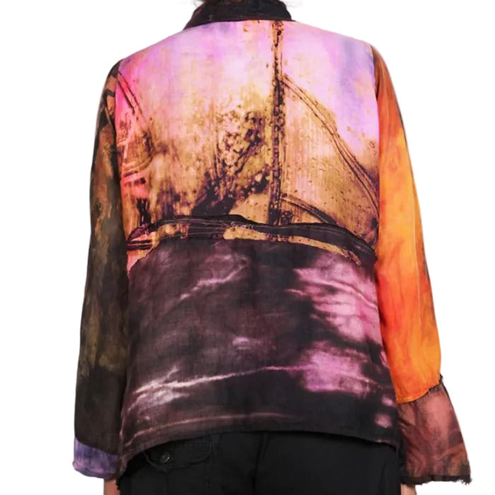 Tatiana Palnitska Blouse, Only Happy Thoughts Allowed S