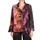 Tatiana Palnitska Blouse, Only Happy Thoughts Allowed S