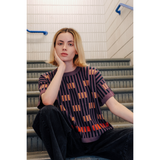 The Endery Tee, Bauhaus, Rhodolite, Lavender/Gold/Orange/Black